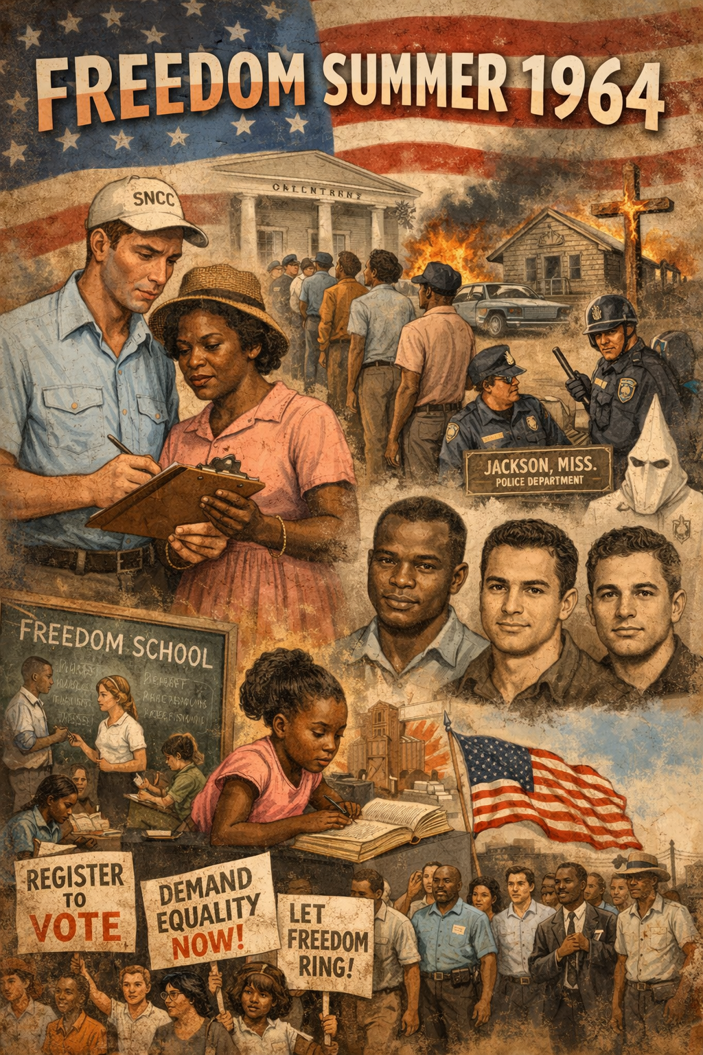 Chiến thuật bầu cử giả định: Chiến dịch Mùa hè Tự do vì quyền bầu cử của người Mỹ gốc Phi tại Mississippi, năm 1964