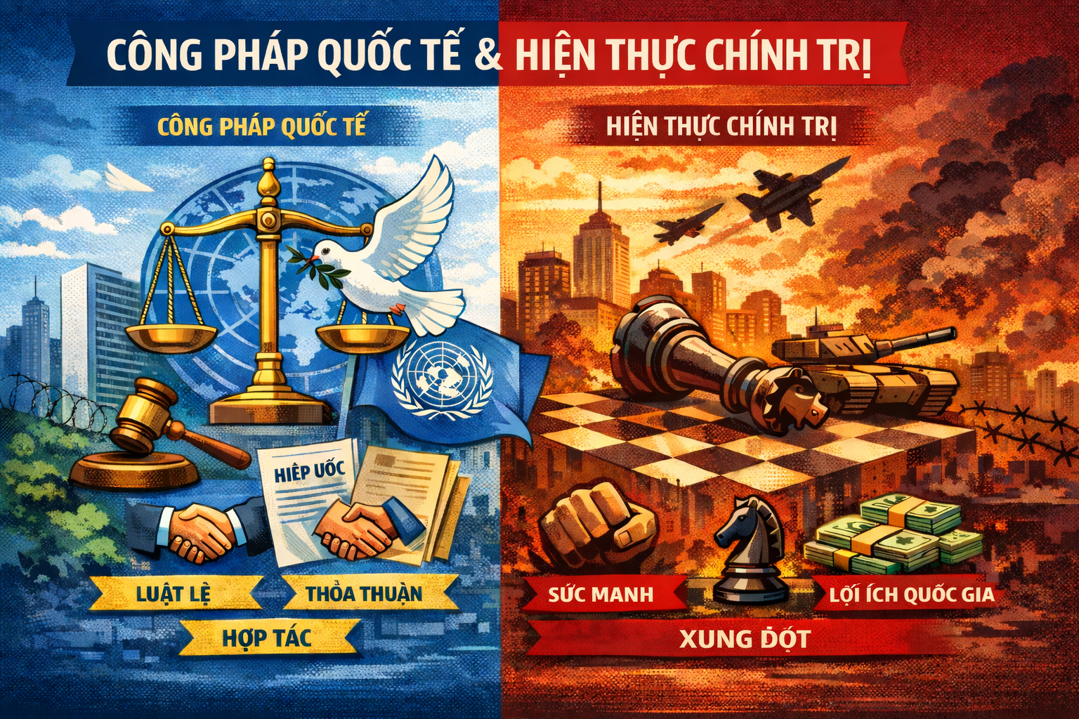 Công pháp quốc tế và hiện thực chính trị